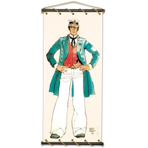 Toile tendue Corto Maltese debout