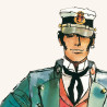 Toile tendue coton Corto Maltese - Debout