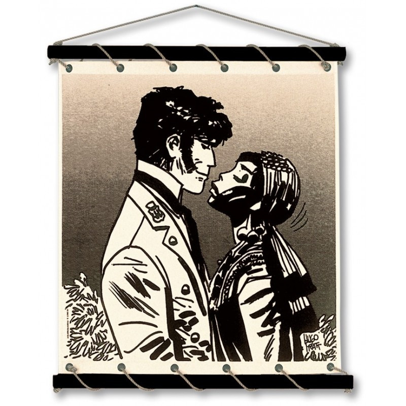 Toile tendue coton Corto Maltese - Morgana