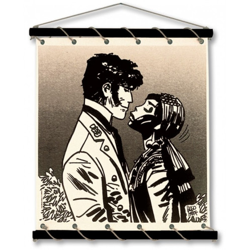 Toile tendue Corto Maltese Morgana - 80 x 90 cm