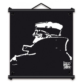 Toile tendue Corto Maltese nocturne - 60 x 60 cm