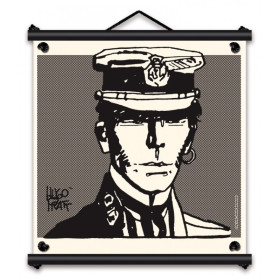 Toile tendue coton Corto Maltese - Portrait