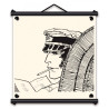 Toile tendue coton Corto Maltese - Lecture