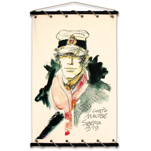 Toile tendue Corto Maltese 1919 - 75 x 110 cm