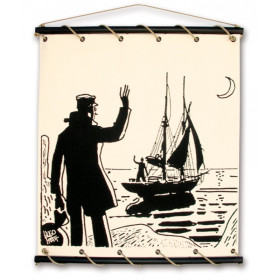 Toile tendue coton Corto Maltese - Bon vent