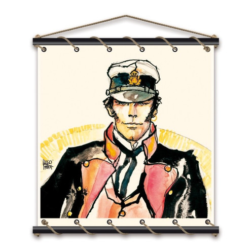 Toile tendue Corto Maltese balade - 75 x 80 cm