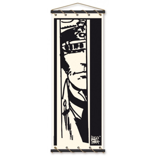 Toile tendue Corto Maltese observateur - 60 x 150 cm