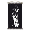 Toile tendue Corto Maltese penseur noir