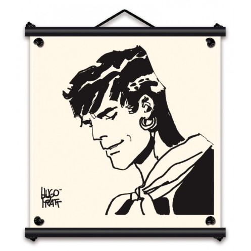 Toile tendue Corto Maltese MU - 60 x 60 cm