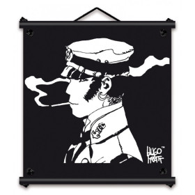 Toile tendue coton Corto Maltese - Rencontre