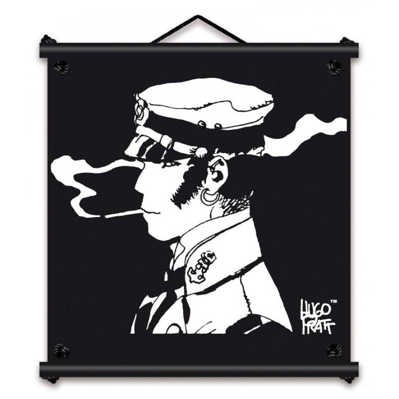 Toile tendue coton Corto Maltese - Rencontre