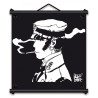 Toile tendue Corto Maltese rencontre - 60 x 60 cm