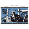 Toile tendue coton Corto Maltese - Port Ducal - bleu