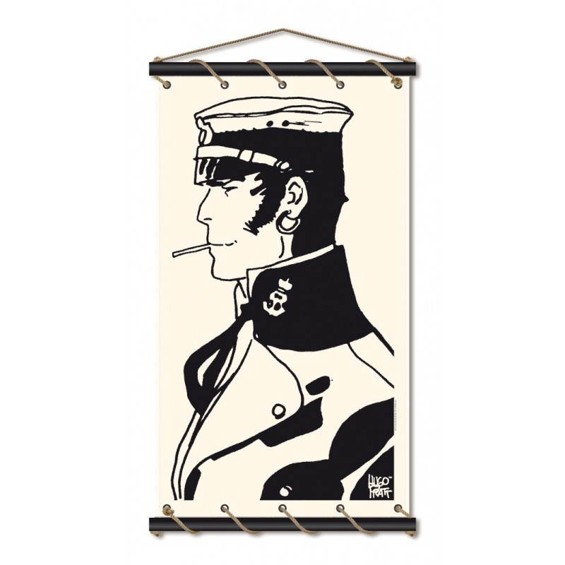 Toile tendue coton Corto Maltese - Samarkand