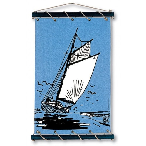 Toile tendue Corto Maltese vent arrière - 65 x 100 cm