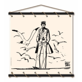 Toile tendue coton Corto Maltese - Mer du nord