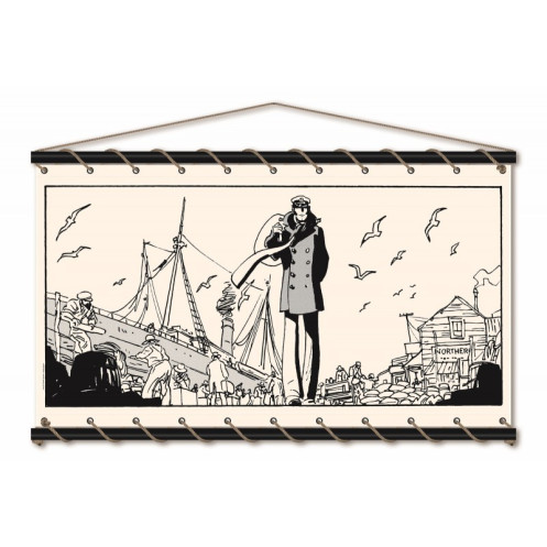 Toile tendue coton Corto Maltese - Alaska Toile tendue coton Corto Maltese - Alaska