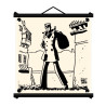 Toile tendue coton Corto Maltese - Partir