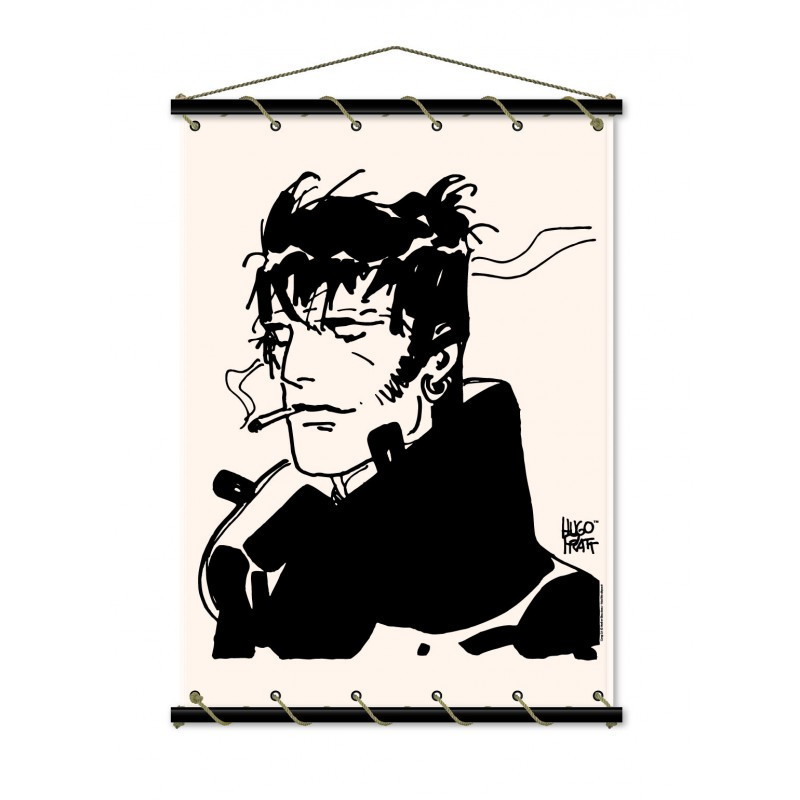 Toile tendue coton Corto Maltese - Van