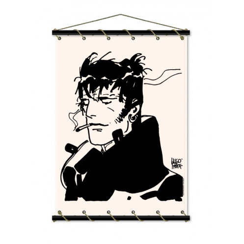 Toile tendue Corto Maltese Van