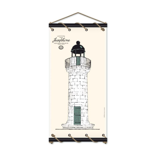 Toile tendue phare tour Josephine - 50 x 95 cm