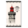 Toile tendue coton phare des baleines - Modèle 2