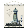 Toile tendue coton phare de la Vieille