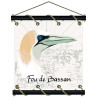 Toile tendue coton le fou de bassan