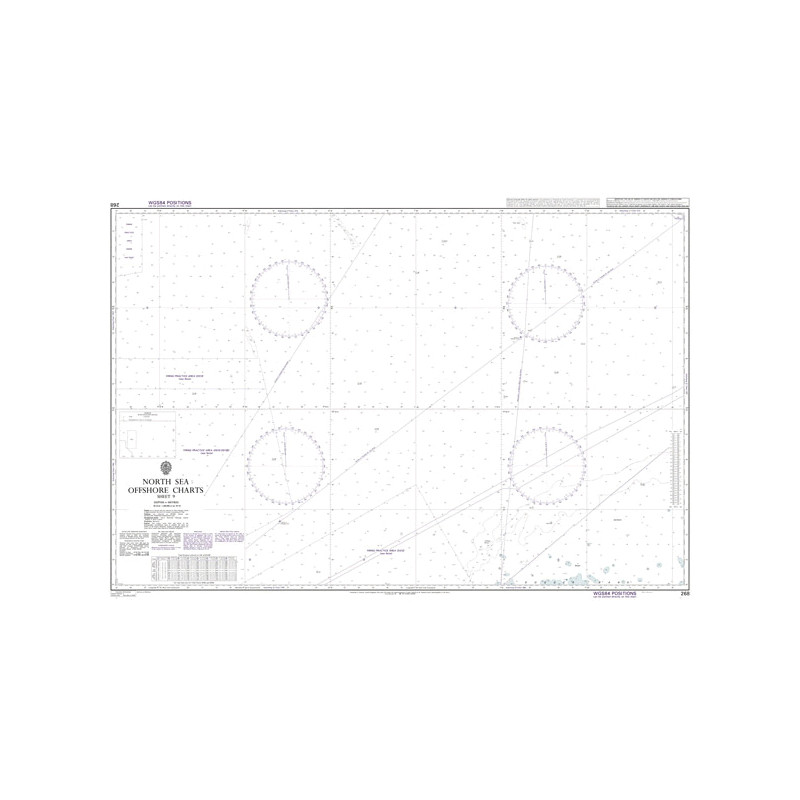 Admiralty Raster ARCS - 268 - North Sea Offshore Charts Sheet 9