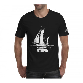 Tee shirt Corto Maltese - Itapoa - manches courtes noir