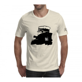 Tee shirt Corto Maltese - nocturne - manches courtes écru