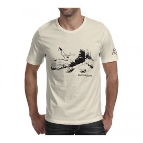 Tee shirt Corto Maltese - Dune - manches courtes écru