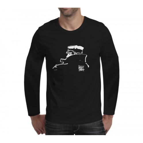 Tee shirt Corto Maltese - Nocturne - noir - manches longues Tee shirt Corto Maltese - Nocturne - noir - manches longues