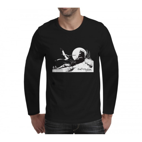 Tee shirt Corto Maltese - Dune - noir - manches longues