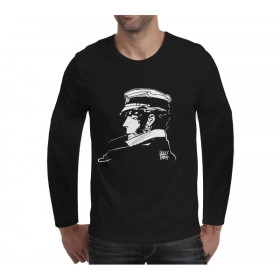 Tee shirt Corto Maltese - Cigarette - noir - manches longues