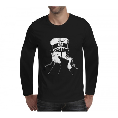 Tee shirt Corto Maltese - Marin - manches longues noir