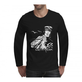 Tee shirt Corto Maltese - Dans le vent - noir - manches longues