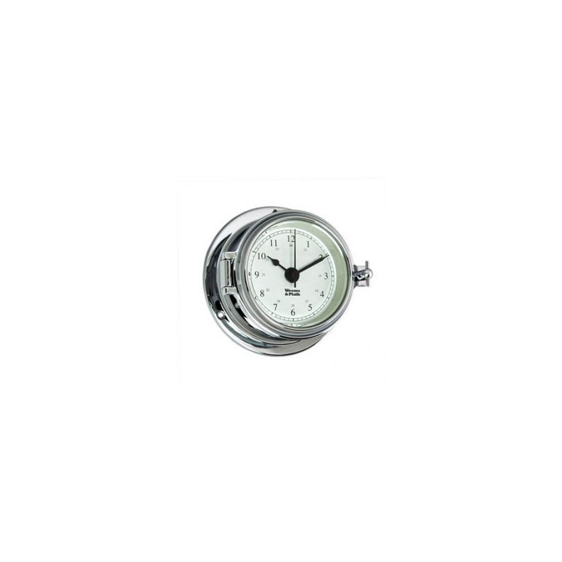 Endurance II quartz clock chrome