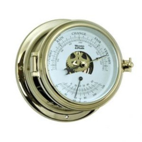 Endurance II barometer & thermometer brass