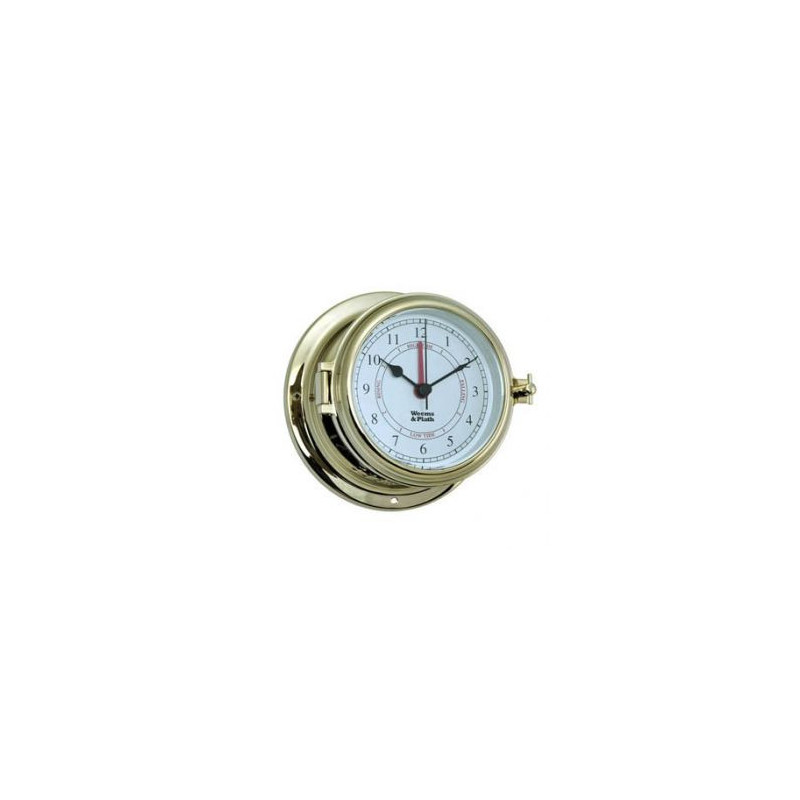 Endurance II 115 quartz clock tide & time brass