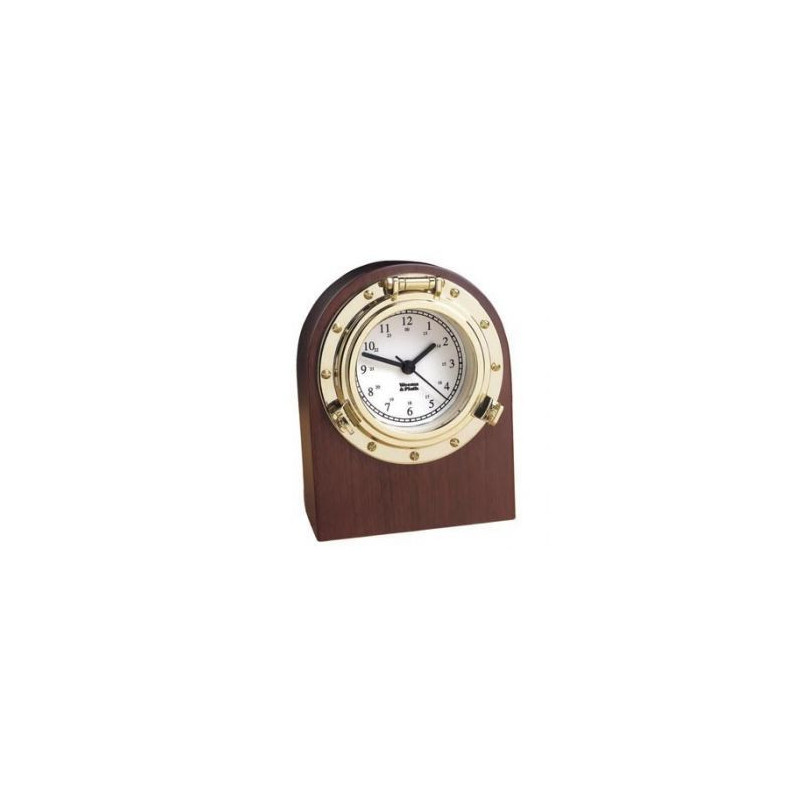 Horloge de bureau Porthole - laiton