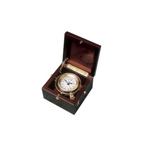 Horloge sur cardan Gimballed dans sons coffret - laiton Horloge sur cardan Gimballed dans sons coffret - laiton
