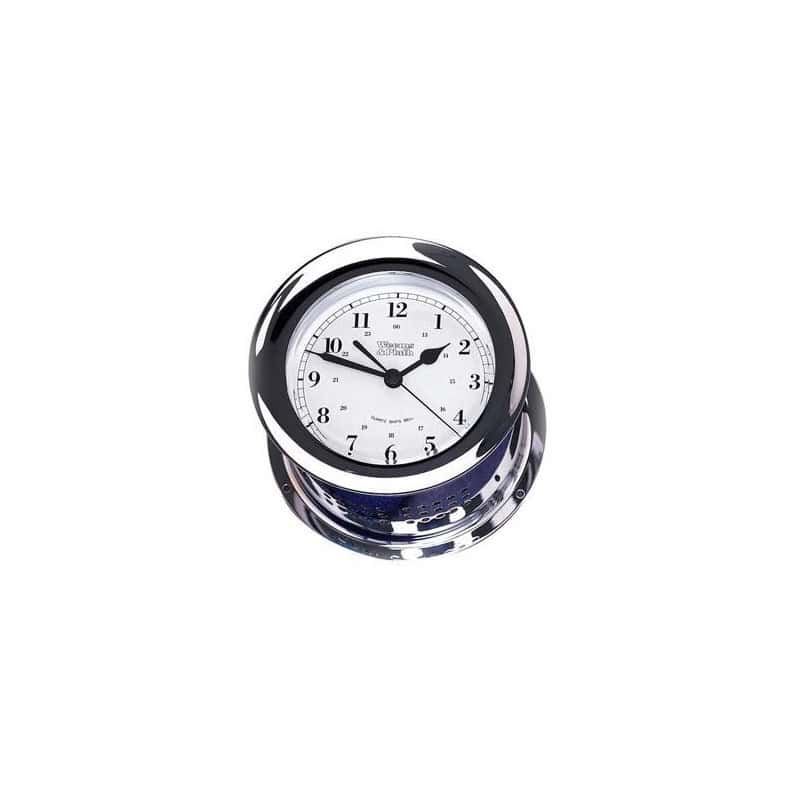 Chrome plated Atlantis quartz ship's Bell Clock