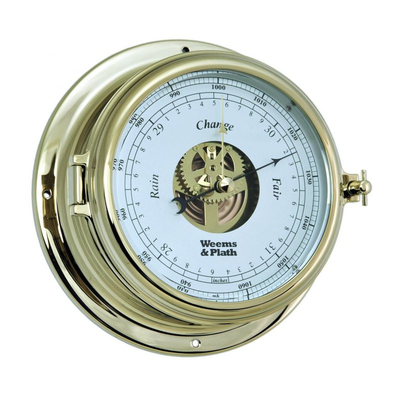 Endurance II 135 brass open dial barometer