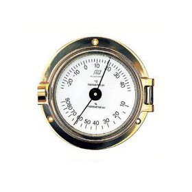 Plastimo Thermometer and Hygrometer - 3" - Brass