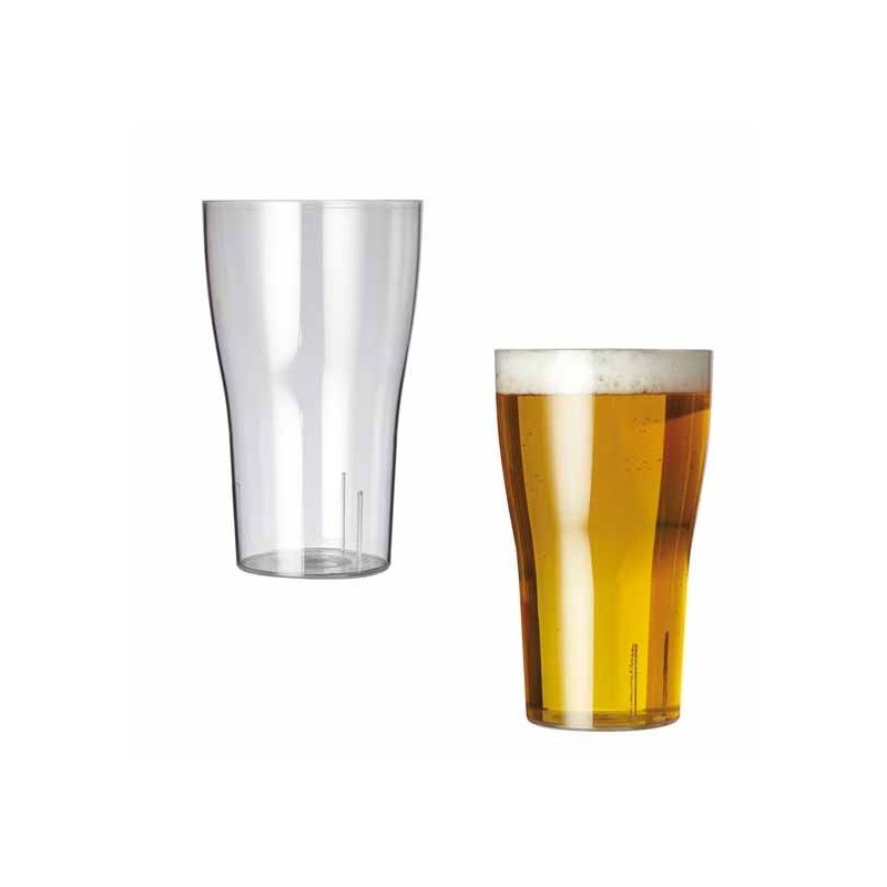 Clarity polycarbonate beer pint