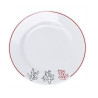 Coral Reef round dessert plate