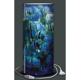 Lampe plage des demoiselles Blanc bleu
