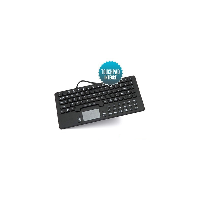 Clavier étanche super compact - Seatronic - IP68 - 220 x 110 mm - avec Touchpad