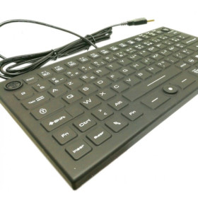 Seatronic Backlit Rigid Waterproof Keyboard - IP68 - 220 x 10 mm